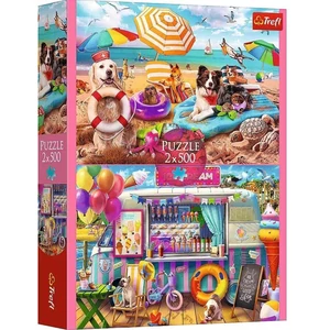 Trefl 37533 - Vakáció - 2 x 500 db-os puzzle