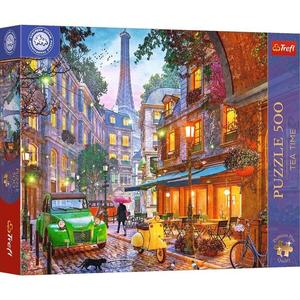 Trefl 37614 - European Puzzle Championship - Tea Time - Párizsi kávézó - 500 db-os Premium Plus puzzle
