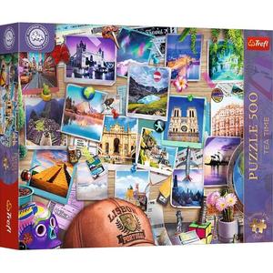 Trefl 37616 - European Puzzle Championship - Tea Time - Úti emlékek - 500 db-os Premium Plus puzzle