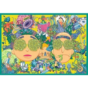 Trefl 13338 - Rick és Morty - 4 x 250 db-os puzzle