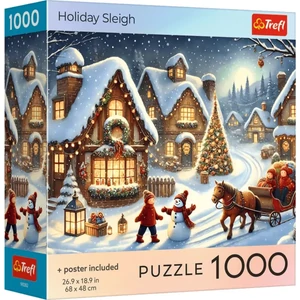 Trefl 99282 - Ünnepi szán - 1000 db-os puzzle
