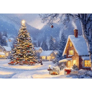 Trefl 99299 - Békés téli este - 500 db-os puzzle