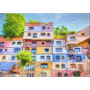 Ulmer 1821 - Hundertwasserhouse, Wien - 2000 db-os puzzle