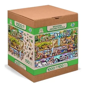 Wooden City 1010 db-os fa puzzle - Csodálatos állatvilág (NB1010-0141-XL)