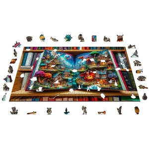 Wooden City 1010 db-os fa puzzle - Elvarázsolt mesék (NB0801-XL)