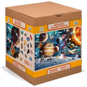 Wooden City 2000 db-os fa puzzle - Űrodüsszeia  (AL2000-0133-XXL)