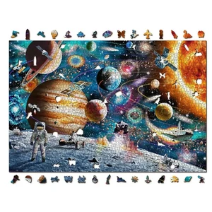 Wooden City 2000 db-os fa puzzle - Űrodüsszeia  (AL2000-0133-XXL)