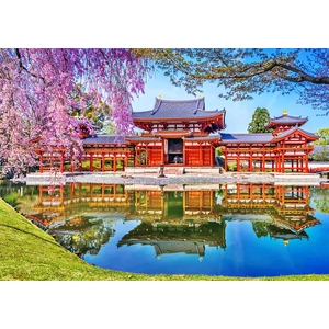 Wooden City 505 db-os fa puzzle - Byodo-In templom, Kyoto, Japán (NB505-0123-L)