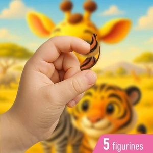 Wooden City CH99053-SV - Afrikai barátok - 20 db-os fa puzzle