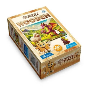 Wooden City CH99133-MH - Virágok a barátomnak - 40 db-os fa puzzle