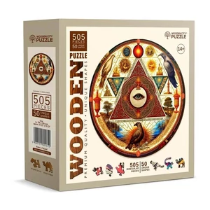 Wooden City HE0181-XL - Az univerzum szeme - 505 db-os fa puzzle