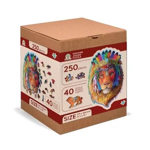 Wooden City NB0095-L - Misztikus oroszlán - 250 db-os fa puzzle