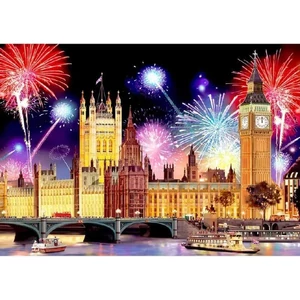 Wooden City NB505-0006-L - London éjjel - 505 db-os fa puzzle