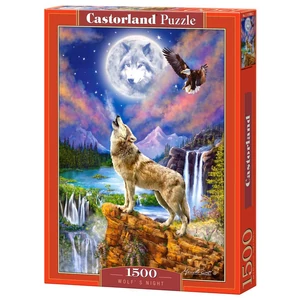 Castorland C-151806 - Farkas az éjszakában - 1500 db-os puzzle