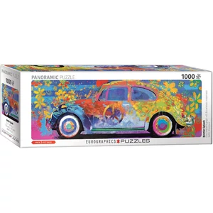 EuroGraphics 6010-5441 - Panoráma puzzle - VW Beetle Splash - 1000 db-os puzzle