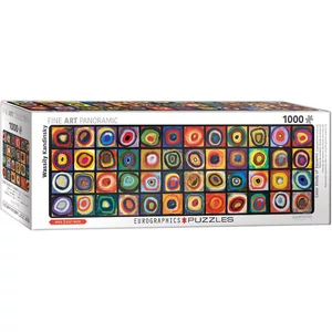EuroGraphics 6010-5443 - Panoráma puzzle - Color Study of Squares, Kandinsky - 1000 db-os puzzle