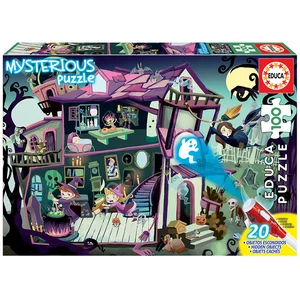 Educa 18611 - Mysterious puzzle - Kísértetház - 100 db-os puzzle
