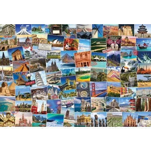 EuroGraphics 8220-5480 - Globetrotter World - 2000 db-os puzzle