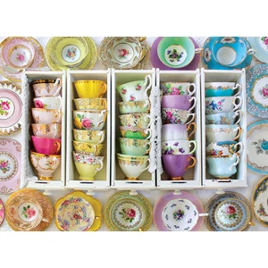 EuroGraphics 6000-5342 - Colorful Tea Cups - 1000 db-os puzzle