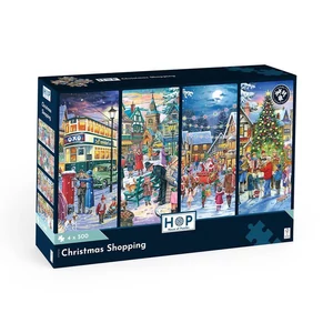House of Puzzles 0719 - Christmas Shopping - 4 x 500 db-os puzzle