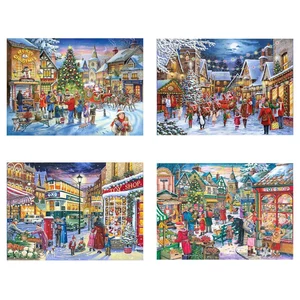 House of Puzzles 0719 - Christmas Shopping - 4 x 500 db-os puzzle