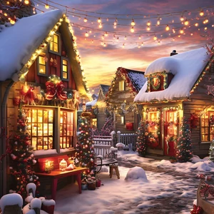 Alipson 50057 - Christmas House - 1000 db-os puzzle