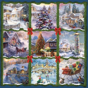 Alipson 50056 - Christmas Nine Patch - 1000 db-os puzzle