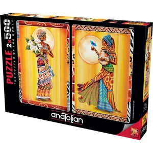 Anatolian 3619 - African Ladies - 2 x 500 db-os puzzle