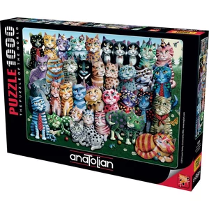 Anatolian 1030 - Cat Family Reunion - 1000 db-os puzzle