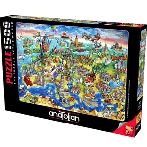 Anatolian 4557 - European World - 1500 db-os puzzle