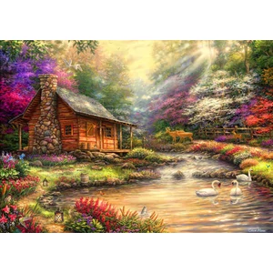 Bluebird puzzle 90211 - Brookside Retreat - 1000 db-os puzzle
