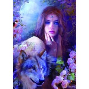 Bluebird puzzle 70172 - Midnight Rose - 1000 db-os puzzle