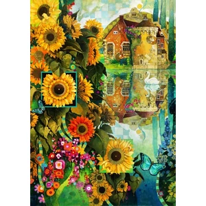 Bluebird puzzle 70205 - A Lively View in Kent - 1000 db-os puzzle