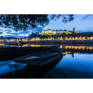 Bluebird 1000 db-os puzzle - Chinon au Coucher du Soleil, France (90439)