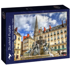 Bluebird 1000 db-os puzzle - 44 Loire Atlantique - Place Royale, Nantes, France (90441)