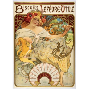 Bluebird 60347 - Biscuits Lefèvre-Utile, 1897 - 1000 db-os puzzle