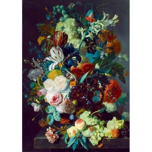 Bluebird 60291 -Jan Van Huysum - Still Life with Flowers and Fruit, 1715 - 1000 db-os Art by puzzle 
