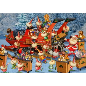 Bluebird 90406 - Ready for Christmas Delivery Season - 1000 db-os puzzle
