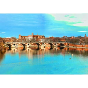 Bluebird 90429 - Toulouse, Pont Neuf - 1000 db-os puzzle