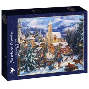 Bluebird 90347 - Sledding to Town - 1500 db-os puzzle