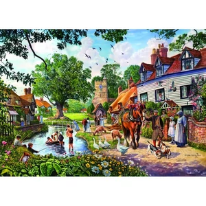 Bluebird 500 db-os puzzle - A Village in Summer (90568)