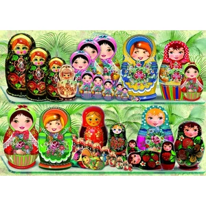 Bluebird 90267 - Matryoshka Dolls - 1000 db-os puzzle