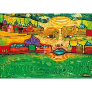 Bluebird Art by 60063 - Hundertwasser - Irinaland over the Balkans - 1000 db-os puzzle