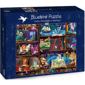 Bluebird 70313 - Library Adventures in Reading - 1000 db-os puzzle