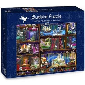 Bluebird puzzle 70199 - Library Adventures in Reading - 3000 db-os puzzle