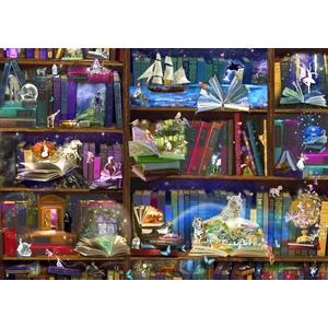 Bluebird puzzle 70199 - Library Adventures in Reading - 3000 db-os puzzle