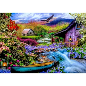 Bluebird puzzle 70210 - Heaven on Earth in the Mountains - 1500 db-os puzzle