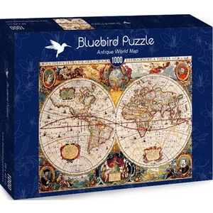 Bluebird puzzle 70246 - Antique World Map - 1000 db-os puzzle