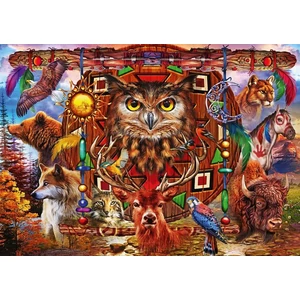 Bluebird puzzle 70257 - Animal Totem - 4000 db-os puzzle