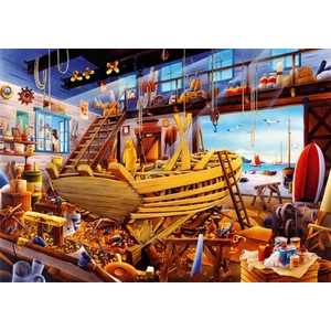 Bluebird 70316 - Boat Yard - 1000 db-os puzzle
